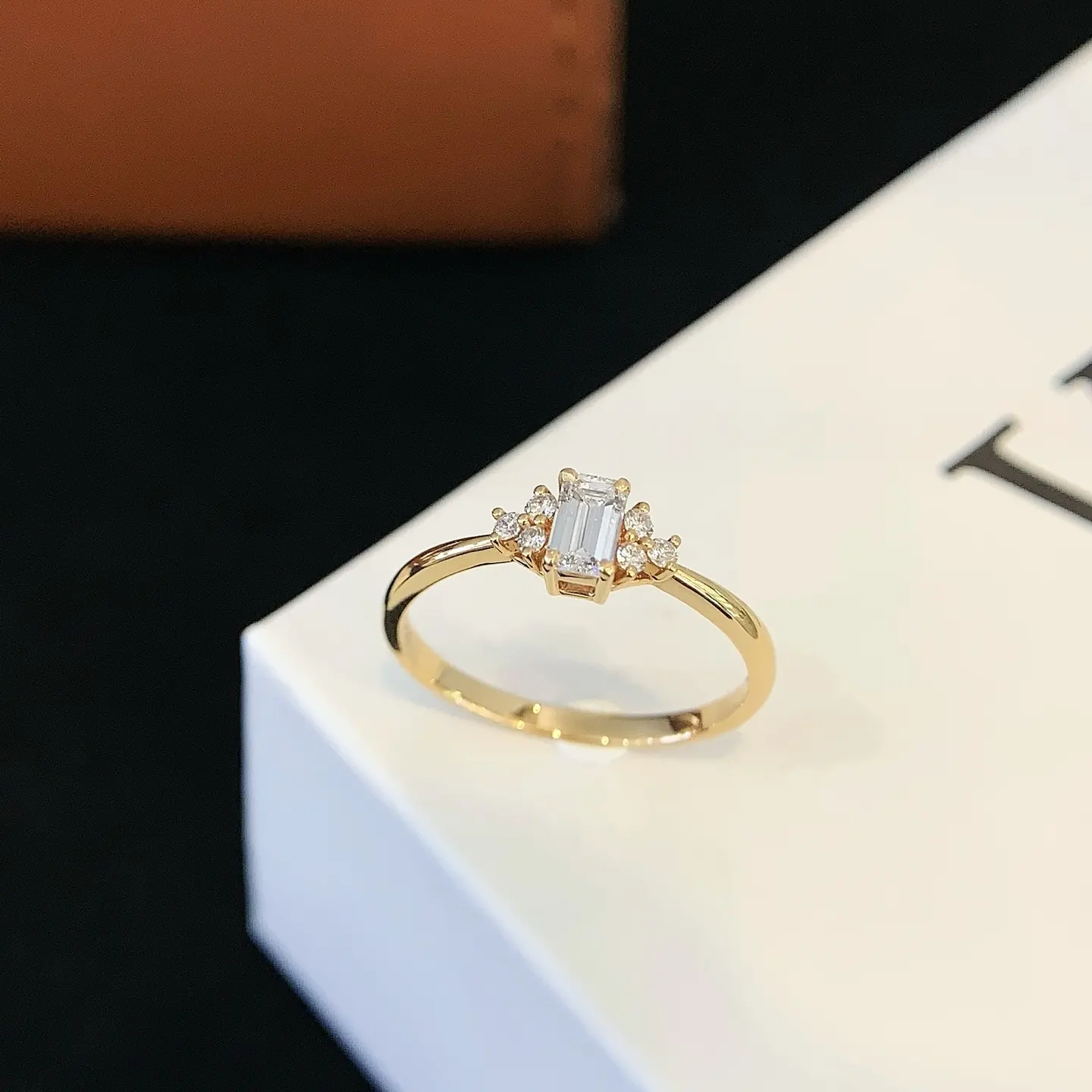 Engagement Ring 3 Stone Engagement Ring New Arrival 6