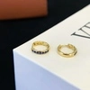 18K Yellow Gold Fine Jewelry 18K 14k Gold Vermeil Birthstone Lab Sapphire Hoop Huggie Earrings 7