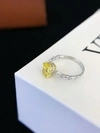 Certified 5x7mm Lab Grown Diamond Oval Cut Engagement Ring with Lab Diamond Sidestone, Unique Christmas Gift For Her 4