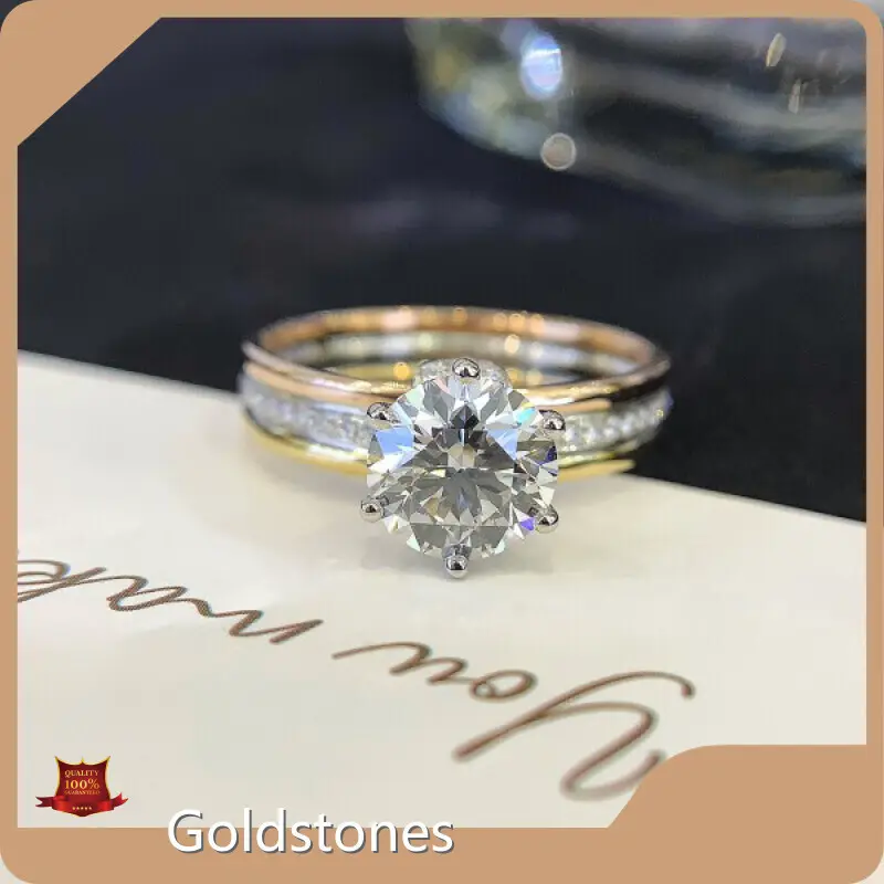 Lab Created Diamond Solitaire Ring Lab Diamond Wholesale - Goldstones 1