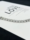 High Quality 925 Silver Fancy Shape Emerald Cut Moissanite D Color VVS1 Tennis Bracelet 4