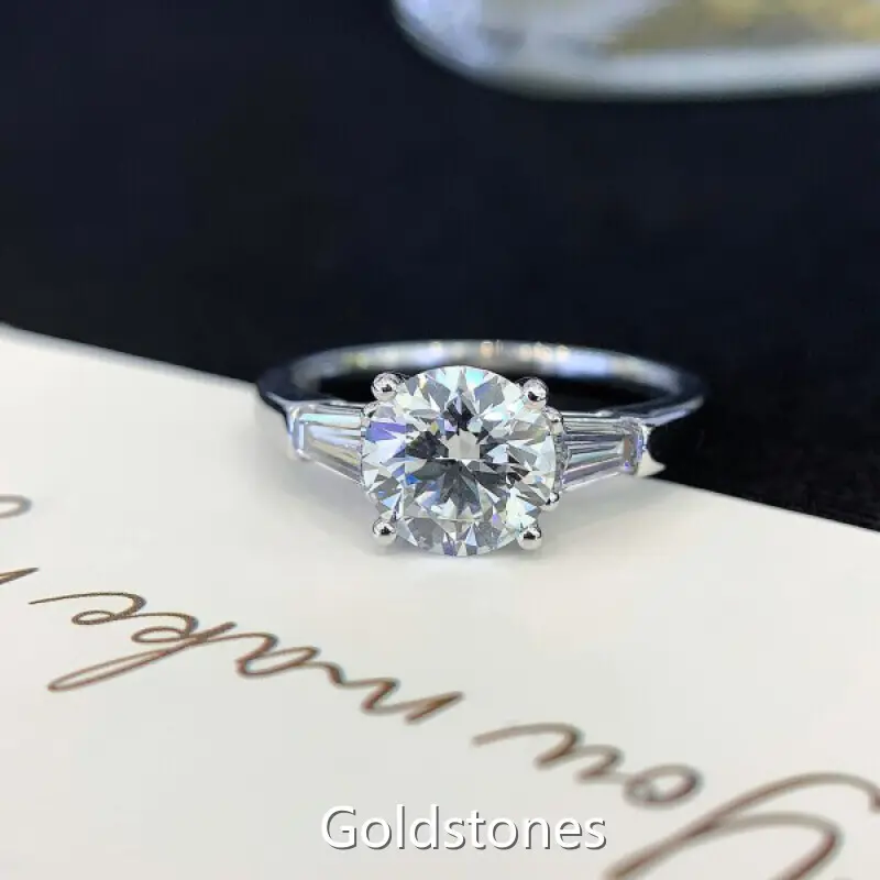 Fashion Lab Grown 3 Stone Diamond Ring Company 1